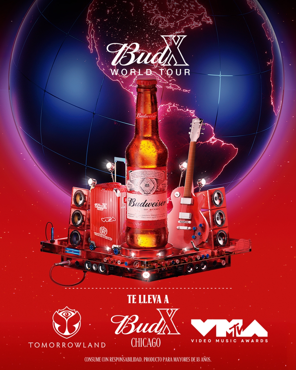 Budweiser presenta: BudxWorldTour, la experiencia musical del año